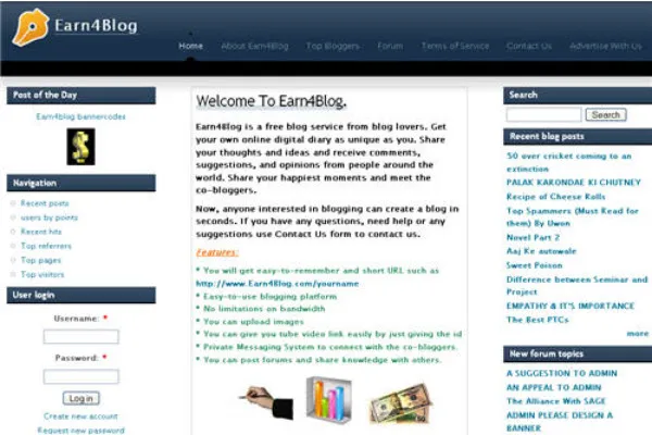 Multi-Author Website project screenshot